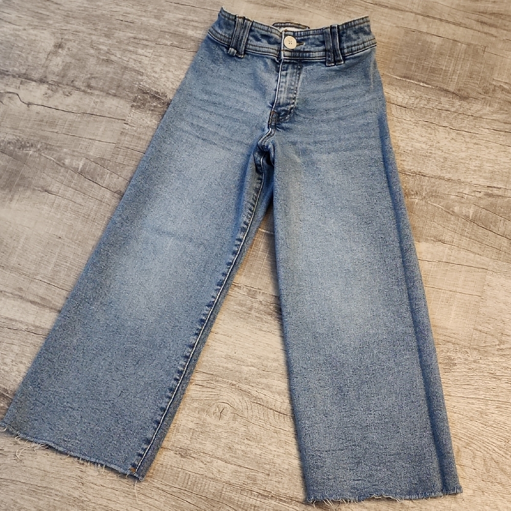 Zara Light Blue Flare Jeans